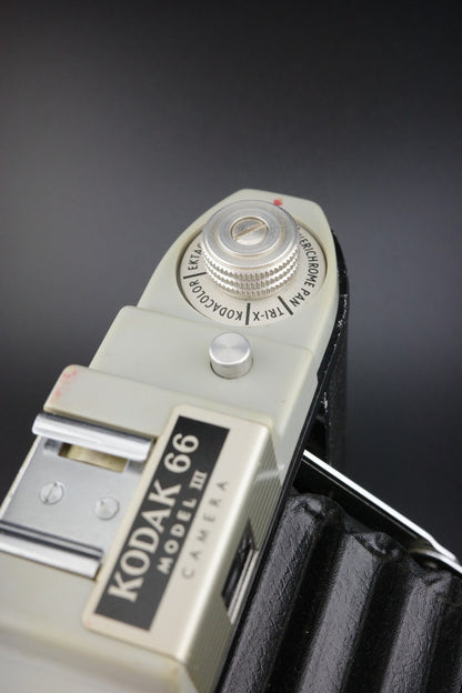 Kodak 66 Model III Vintage 120 Film Folding Camera Anaston 75mm Tested & Working