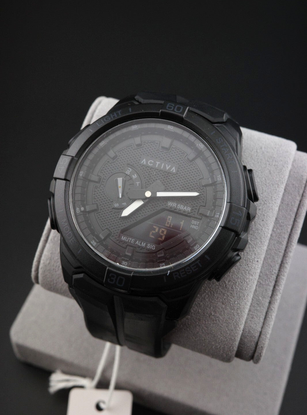 Activa X Invicta Spry ACW2583-001 Men's Digital Watch 53mm Black - New & Boxed