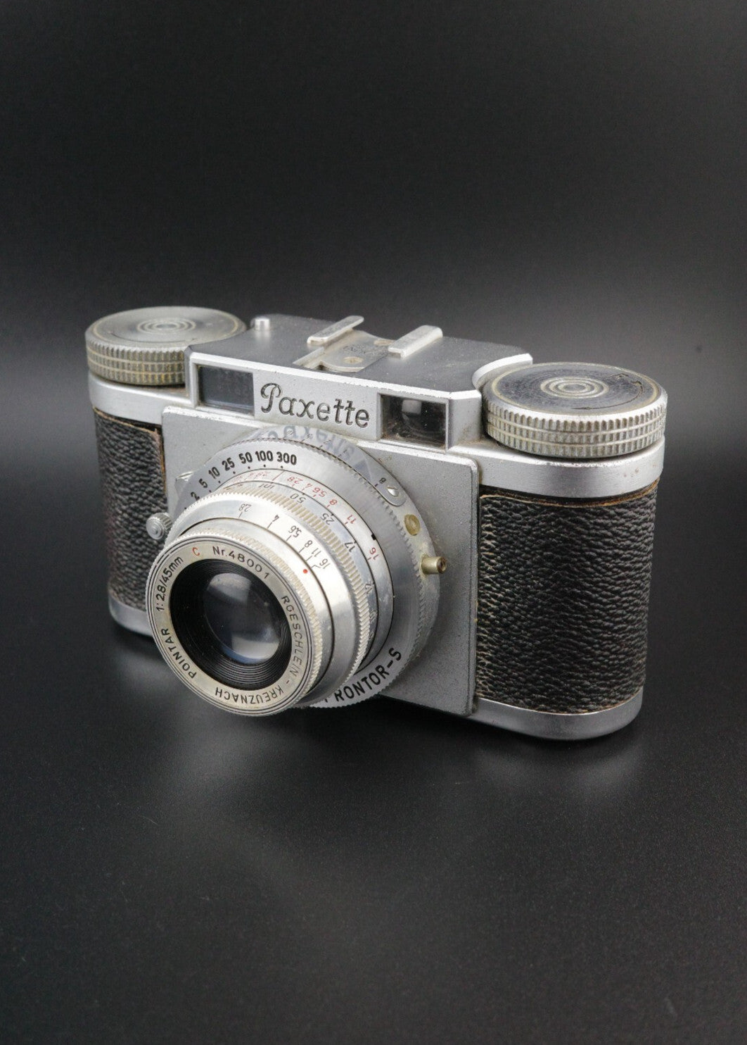 Vintage 1950's Braun Paxette 35mm Camera + Case - Faulty Spares or Repair