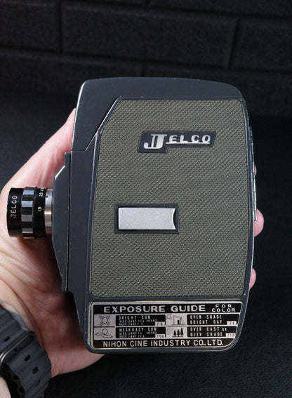 Vintage 1960s Jelco 8ES 8mm Cine Film Movie Camera - Boxed - Faulty - Spares