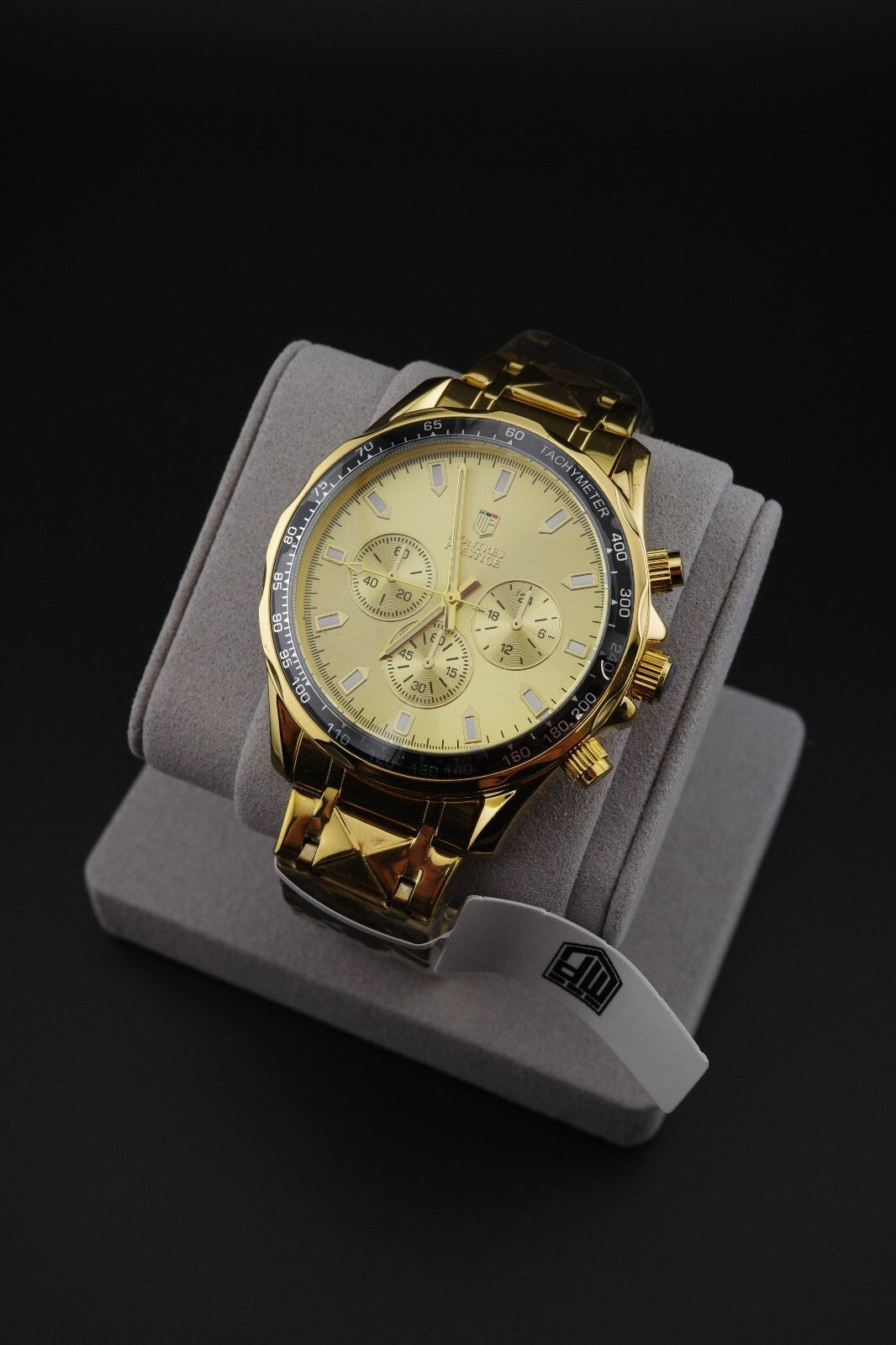 Montres Prestige MPW-0342 Men's Watch 44mm Gold S.Steel Quartz - New & Boxed