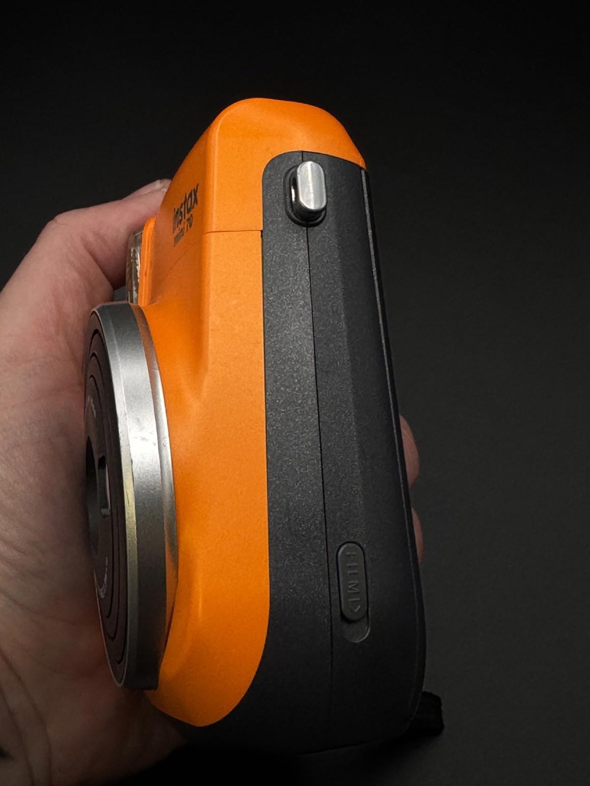 Fujifilm Instax Mini 70 Orange Instant Camera + Batteries & Film (Read Details)