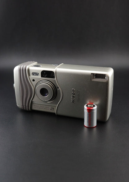 Nikon Nuvis S Vintage 1990's APS Film Point and Shoot Camera - Tested & Working