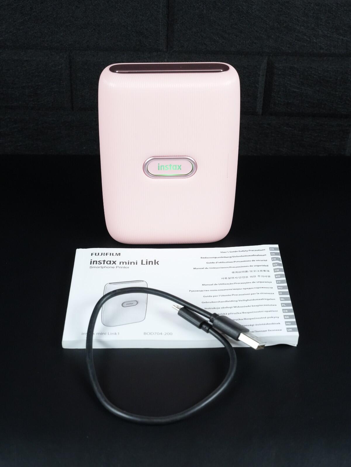 Fujifilm Instax Mini Link 1 Dusky Pink  Smartphone Printer - Boxed & Working