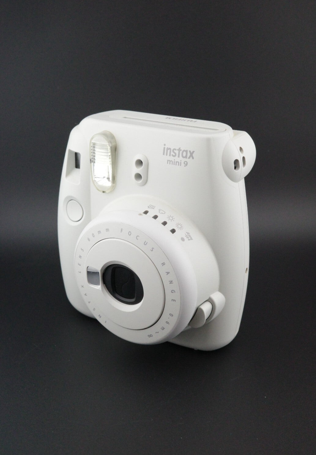 Instax Mini 9 White Instant Film Camera + Batteries - Tested & Working