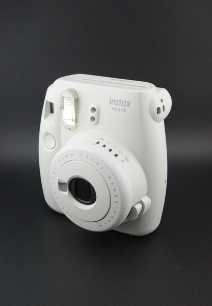 Instax Mini 9 White Instant Film Camera + Batteries - Tested & Working