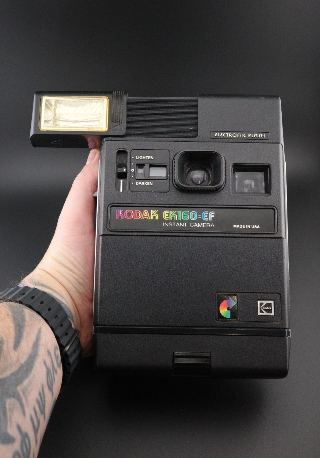 Working Kodak EK160-EF Vintage Classic 1980's Instant Camera (Film