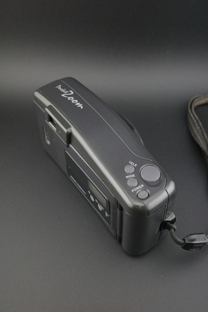 Chinon Pocket Zoom Vintage 35mm Film Camera 38-60mm Film Tested Fully Working