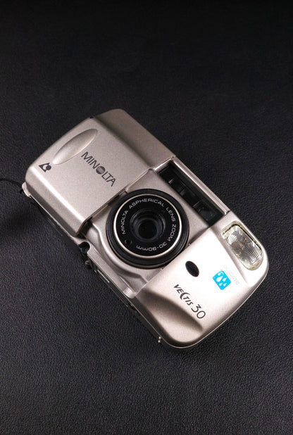 Minolta Vectis 30 Vintage 1990's APS Film Point & Shoot Camera Tested & Working