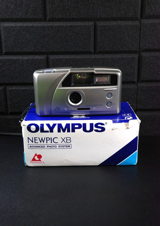 Olympus Newpic XB Vintage 1990's APS Film Camera + New Battery - Boxed & Working