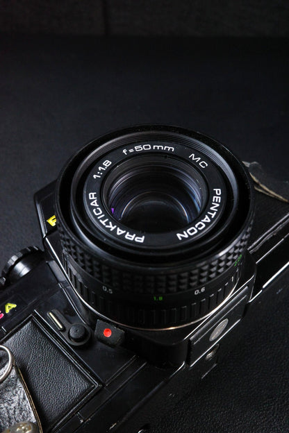 Praktica BCA SLR 35mm Camera Bundle - 2 Lenses, Flash, Case & More - Working