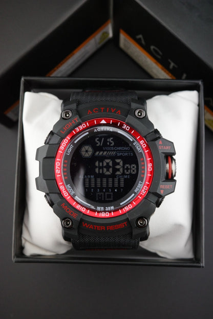 Activa X Invicta ACW8020-015 Men's Digital Watch 56mm Black - Brand New & Boxed
