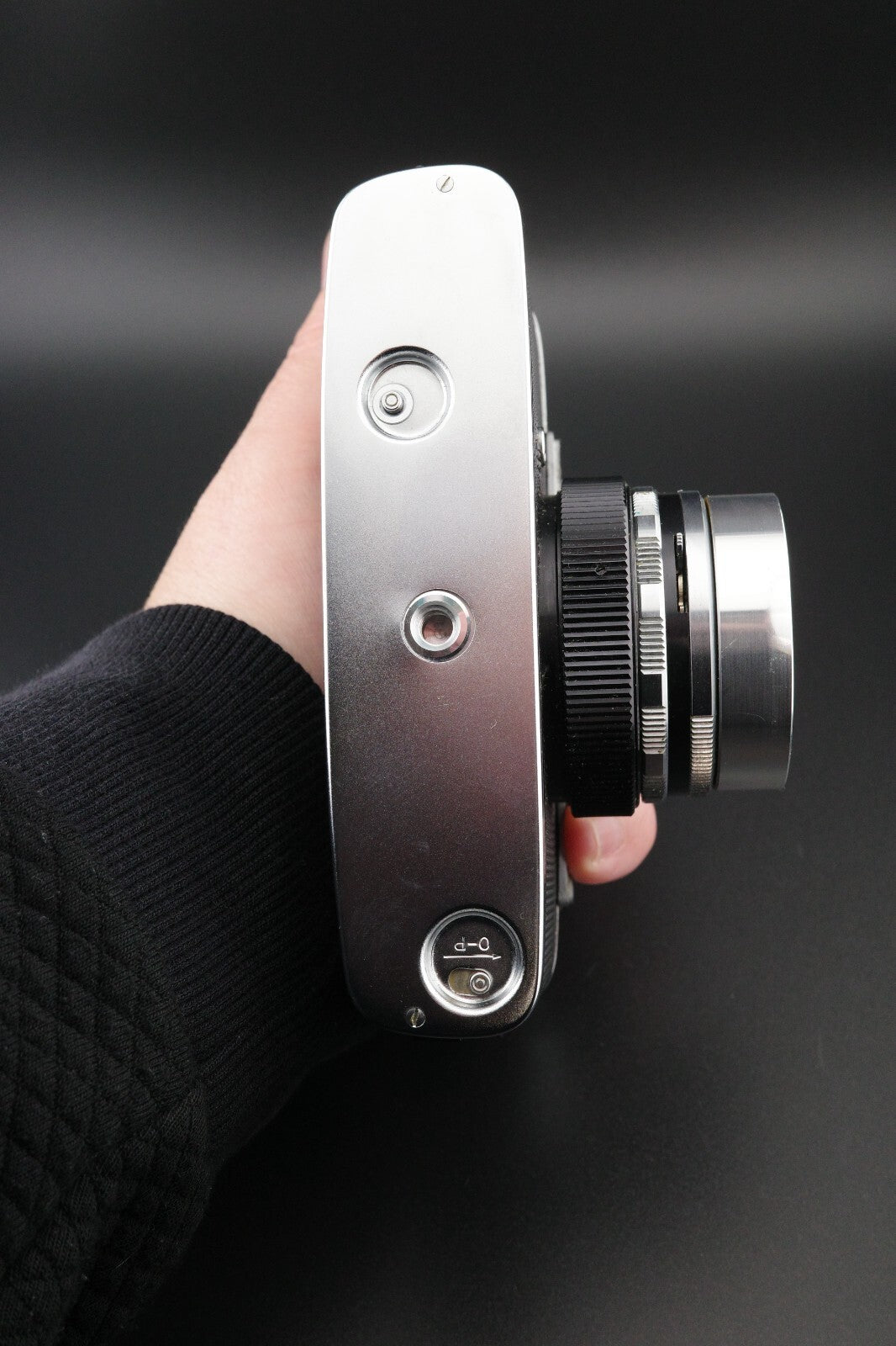Yashica J Vintage 1960's 35mm Rangefinder Camera + Case - Faulty, Spares Repair