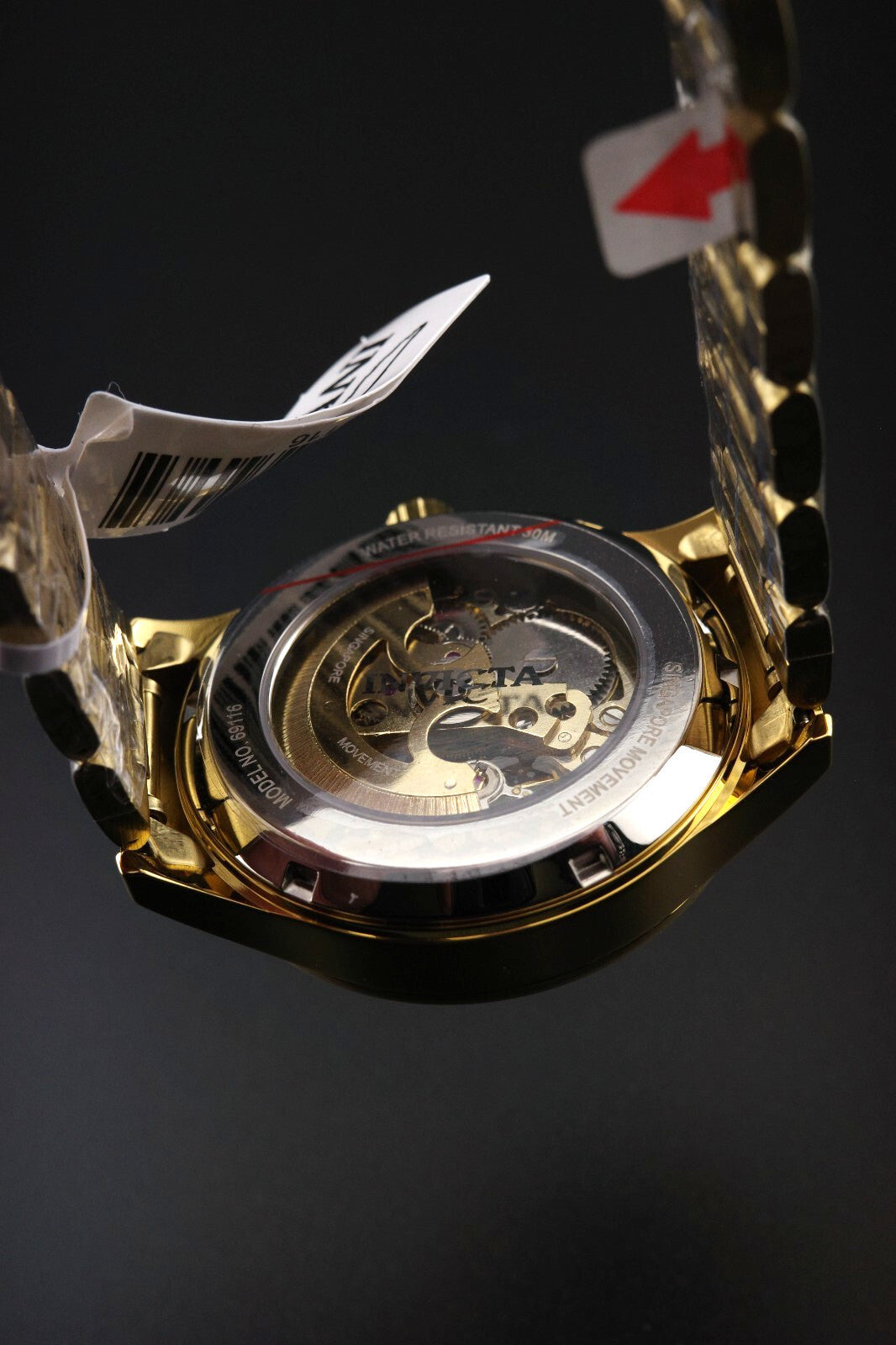 Invicta Objet D Art 69116 Men’s Automatic Watch 40mm Gold Skeleton - New & Boxed
