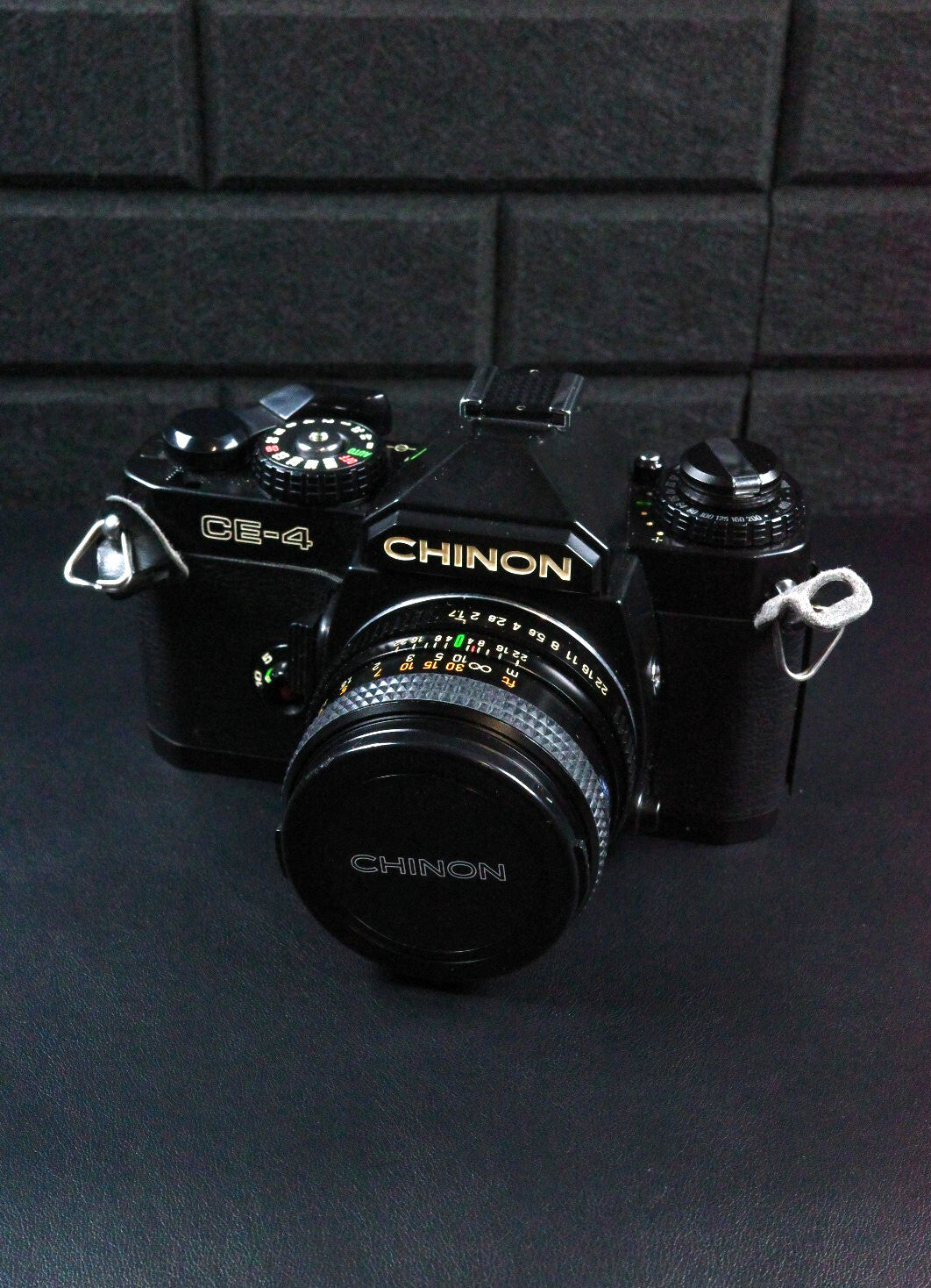 Chinon CE-4 SLR 35mm Film Camera + Auto Chinon 50mm 1 .7 Faulty Spares or Repair