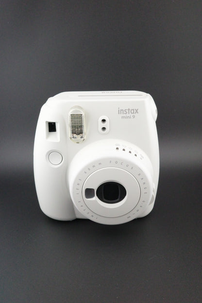 Instax Mini 9 White Instant Film Camera + Batteries - Tested & Working