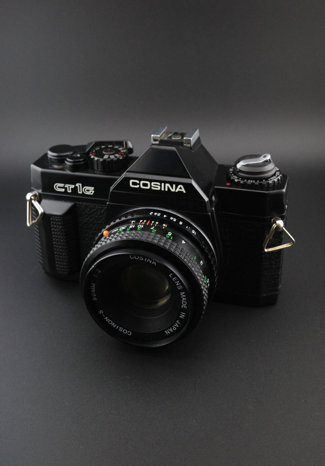 Cosina CT1G Vintage 35mm Film SLR Camera + 50mm 1:2 Lens - Tested & Working