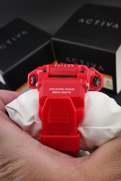 Brand New & Boxed Activa Digital ACW8082-032 Unisex Red Digital Watch 50mm