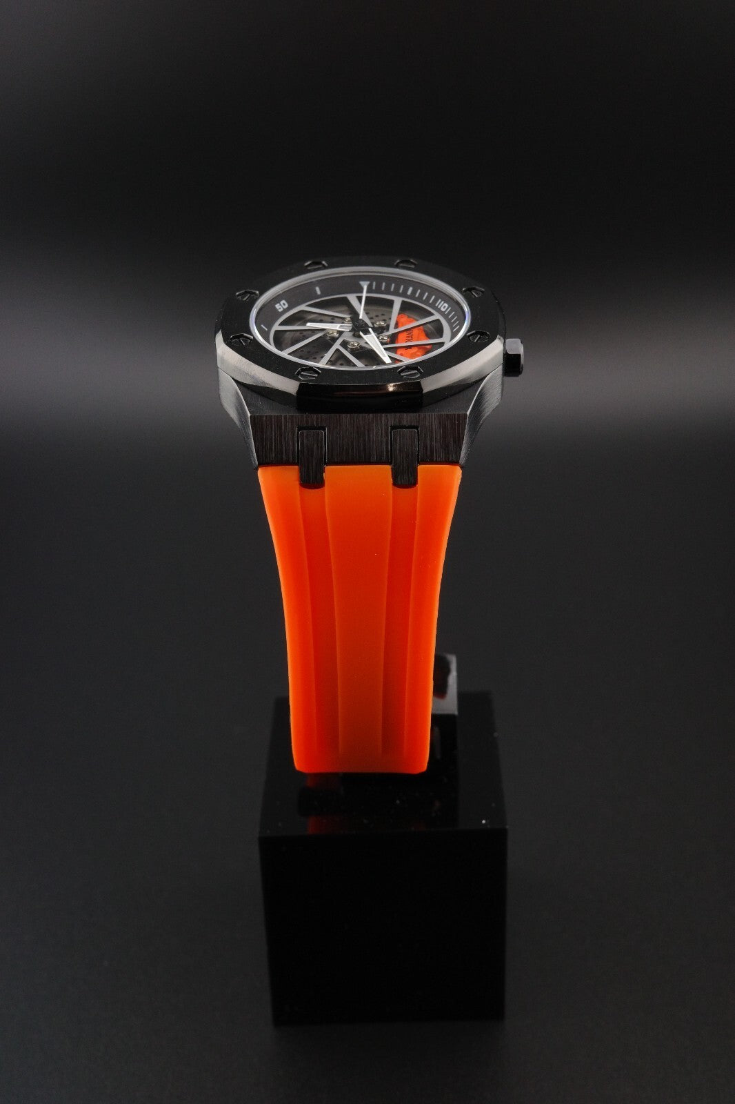 Invicta Speedway Rim 69490 Men’s Watch 42mm Black Orange - Brand New & Boxed