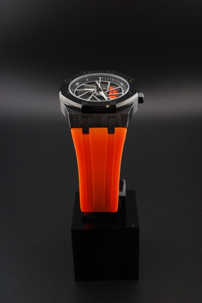Invicta Speedway Rim 69490 Men’s Watch 42mm Black Orange - Brand New & Boxed