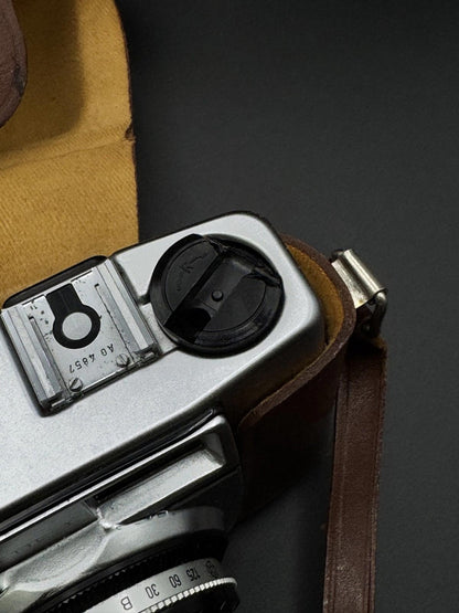 Vintage AGFA Silette 1 35mm Film Camera With Leather Case - Untested