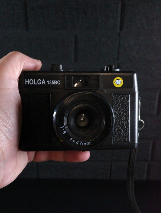 Classic Holga 135BC LOMO 35mm Film Camera - Black - Film Tested & Working