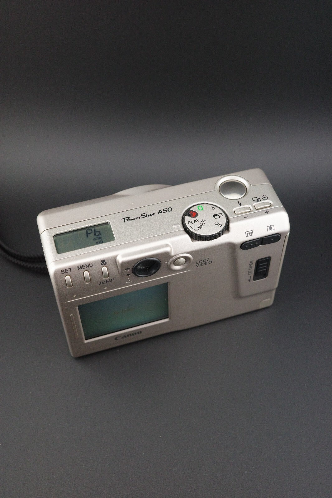 Canon PowerShot A50 1.3MP CCD Vintage Digital Camera + CF Card Tested & Working