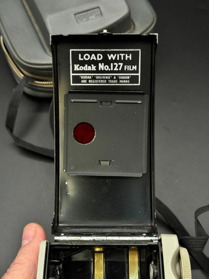 Kodak Brownie 44A 127 Vintage 1960's Film Camera & Case  - Faulty (D279)