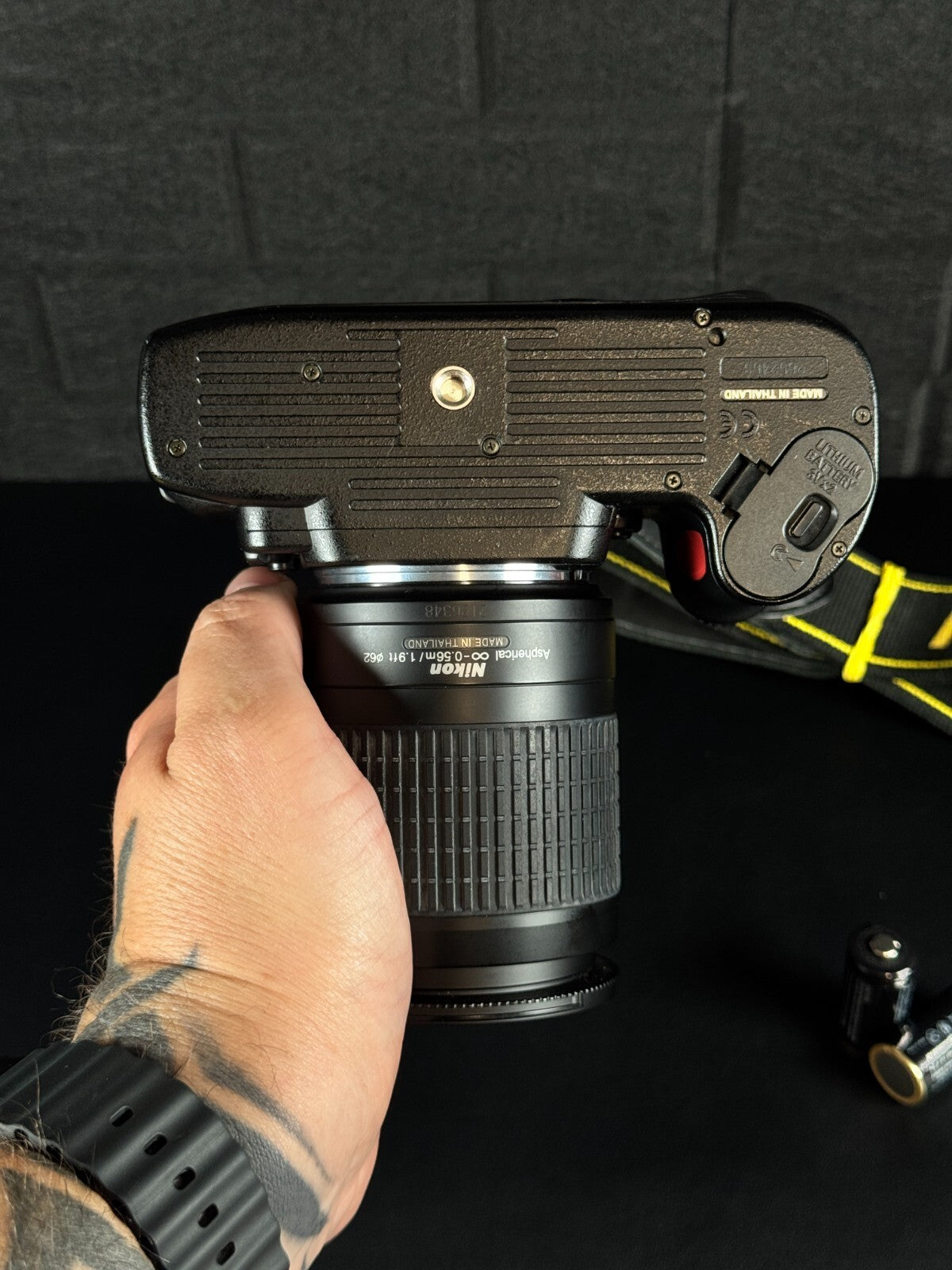 Nikon F80 35mm SLR Film Camera + Nikkor 28-100mm Lens - Film Tested & Working