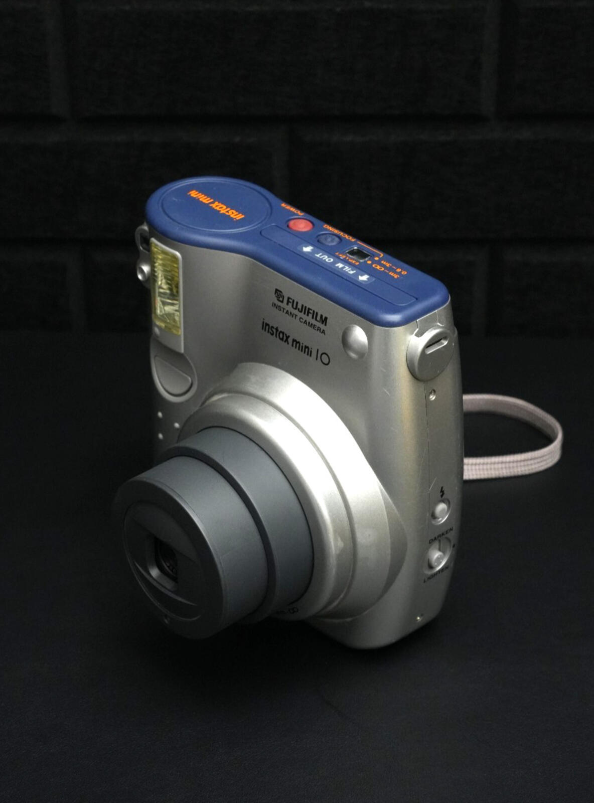 Fujifilm Instax Mini 10 Silver Instant Film Camera + Batteries Tested & Working