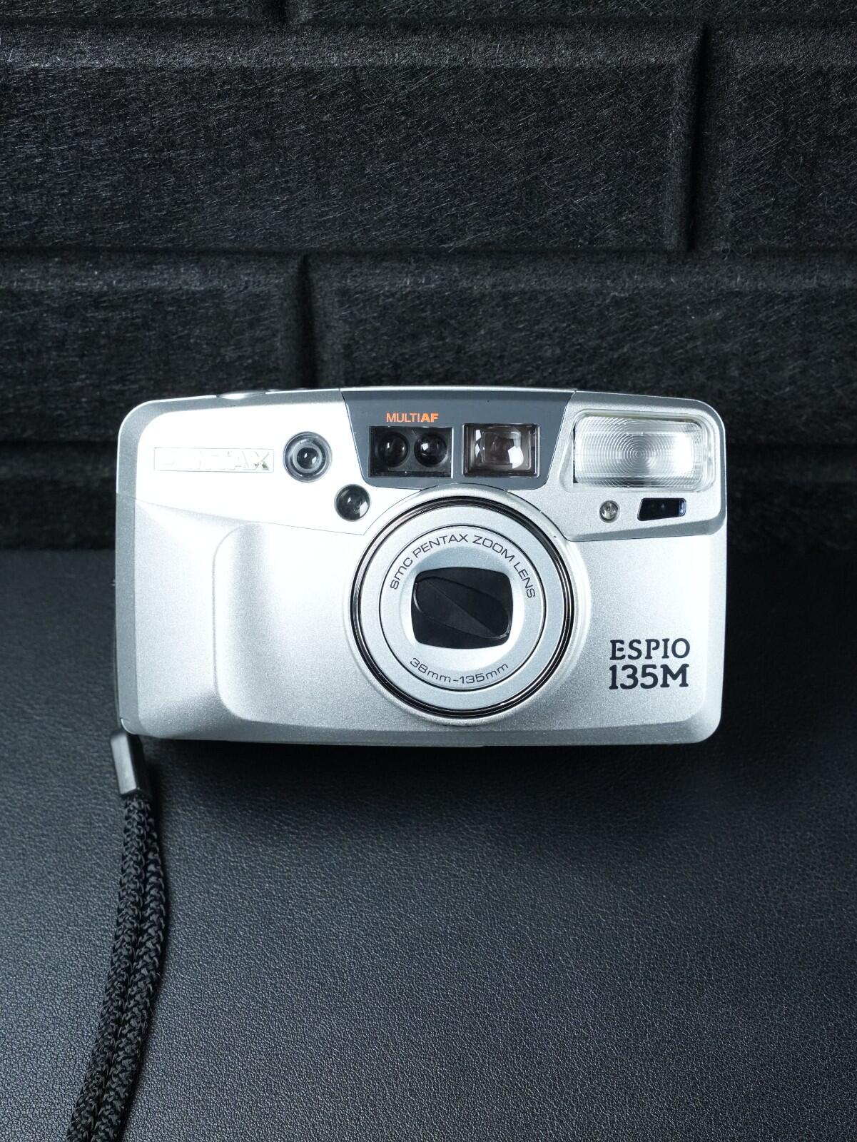 Pentax Espio 135M 35mm Film Point & Shoot Camera - Working (Faulty LED Screen)