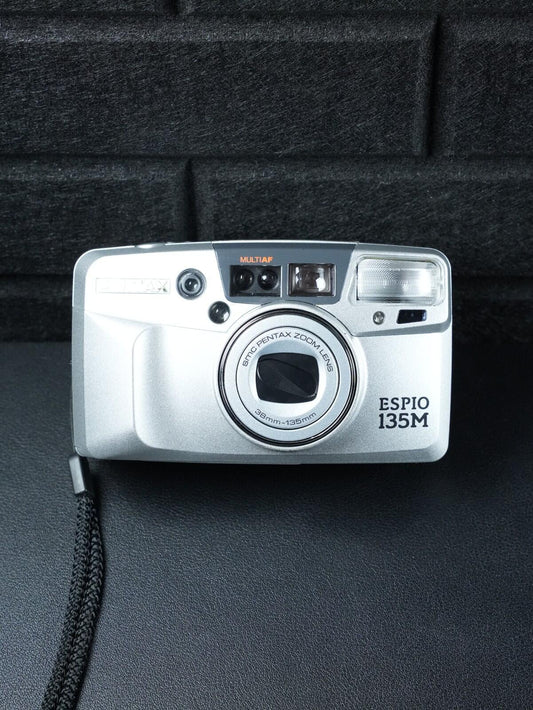 Pentax Espio 135M 35mm Film Point & Shoot Camera - Working (Faulty LED Screen)