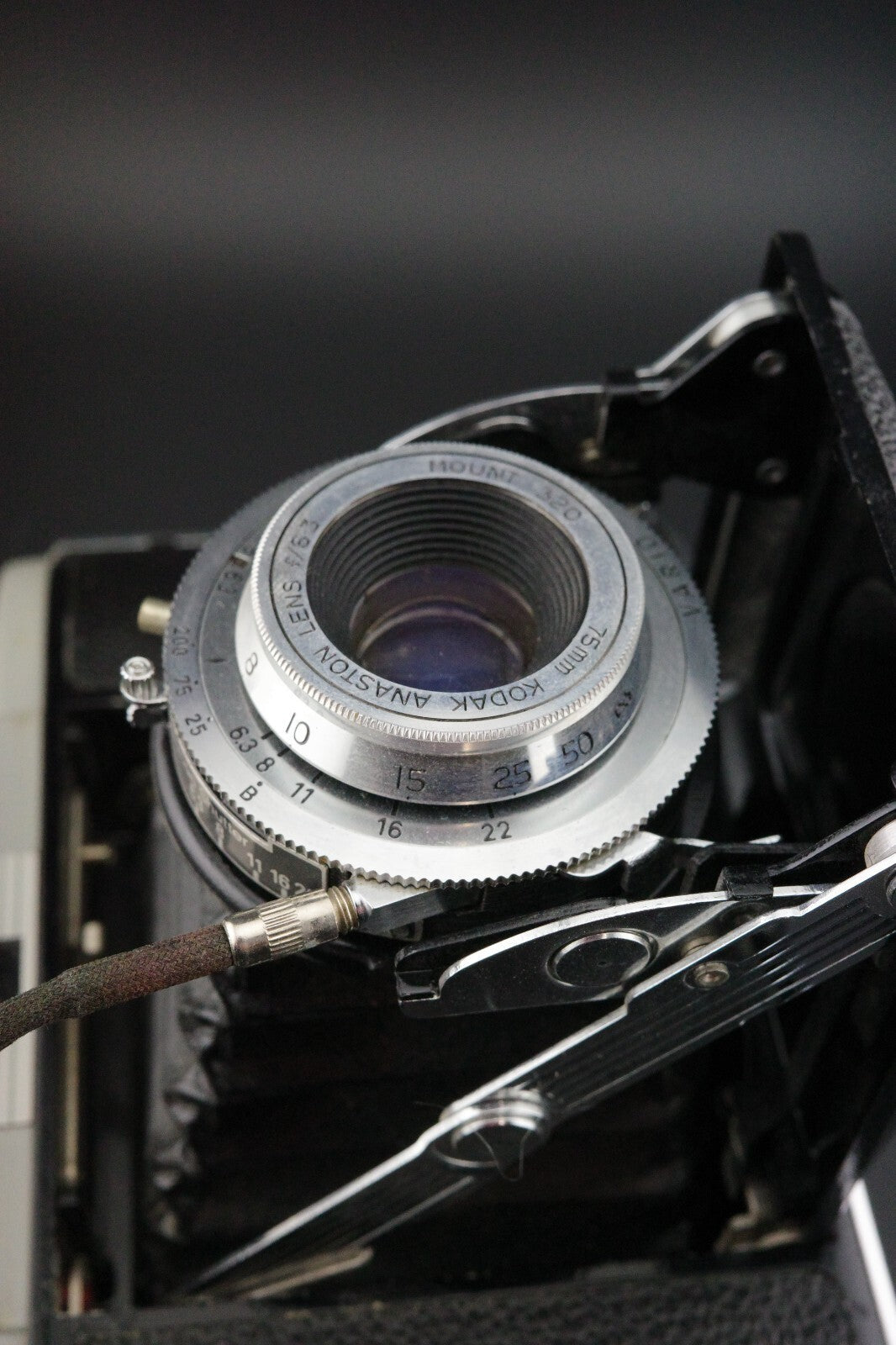 Kodak 66 Model II Vintage 1950's 120 Film Folding Camera + Case Tested & Working