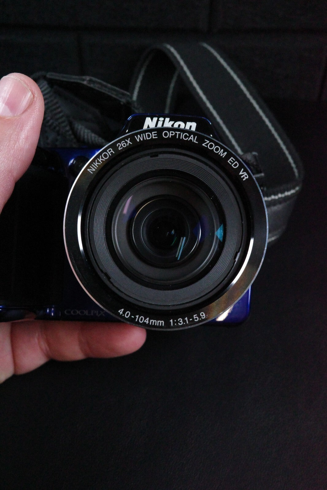 Nikon Coolpix L810 16.1MP Blue Digital Bridge Camera 26x Optical Zoom - Working