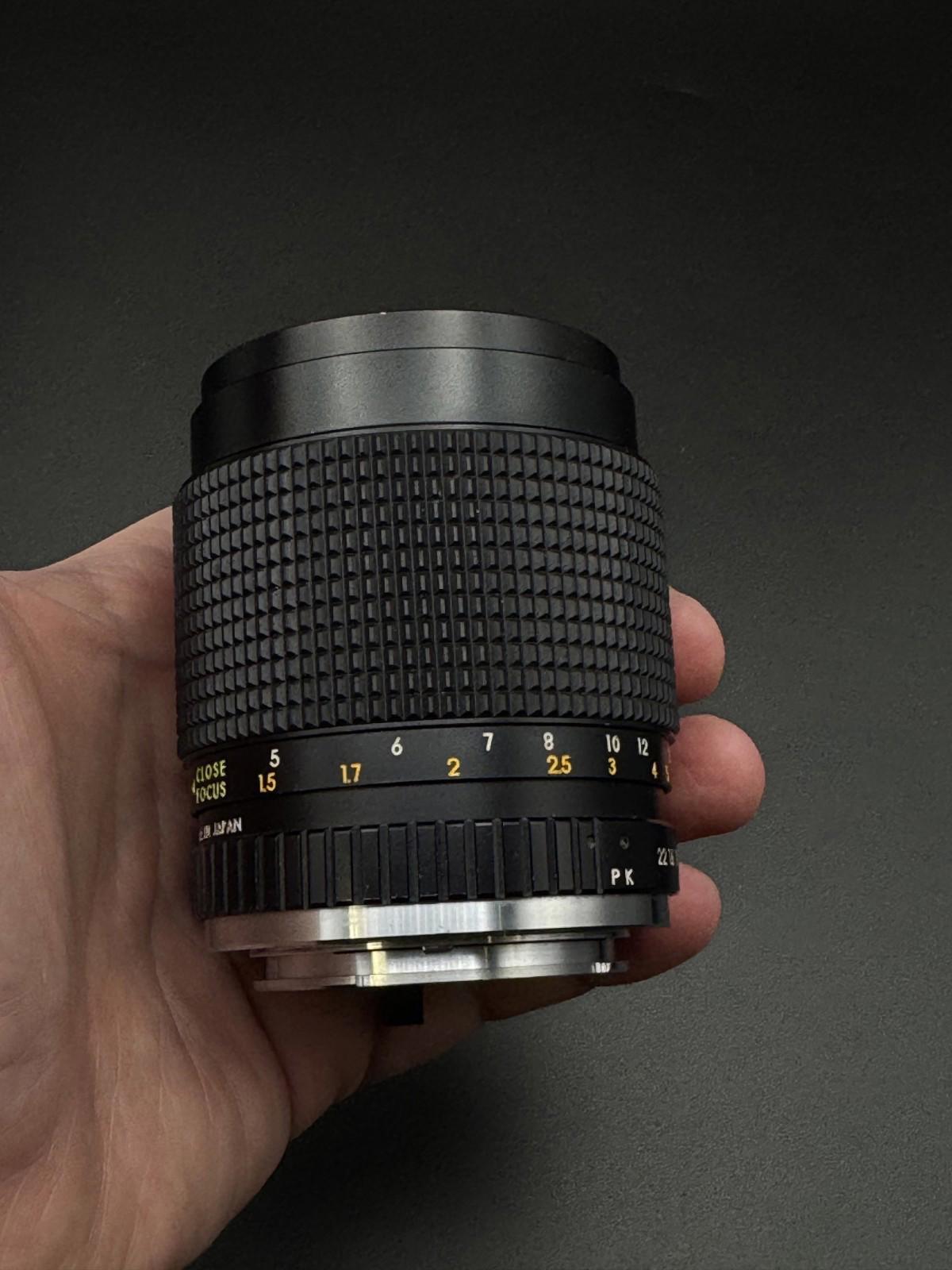 Vintage Super Ozeck Auto MC 1:2 8 135mm Lens Pentax K Mount - Tested & Working