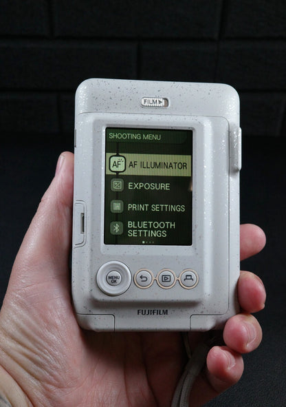 Fujifilm Instax Mini LiPlay Digital Instant Print Camera - White - Near Mint