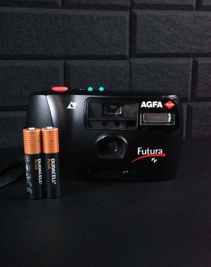 Agfa Futura FF Vintage 1990's APS Film Camera + Batteries - Tested & Working