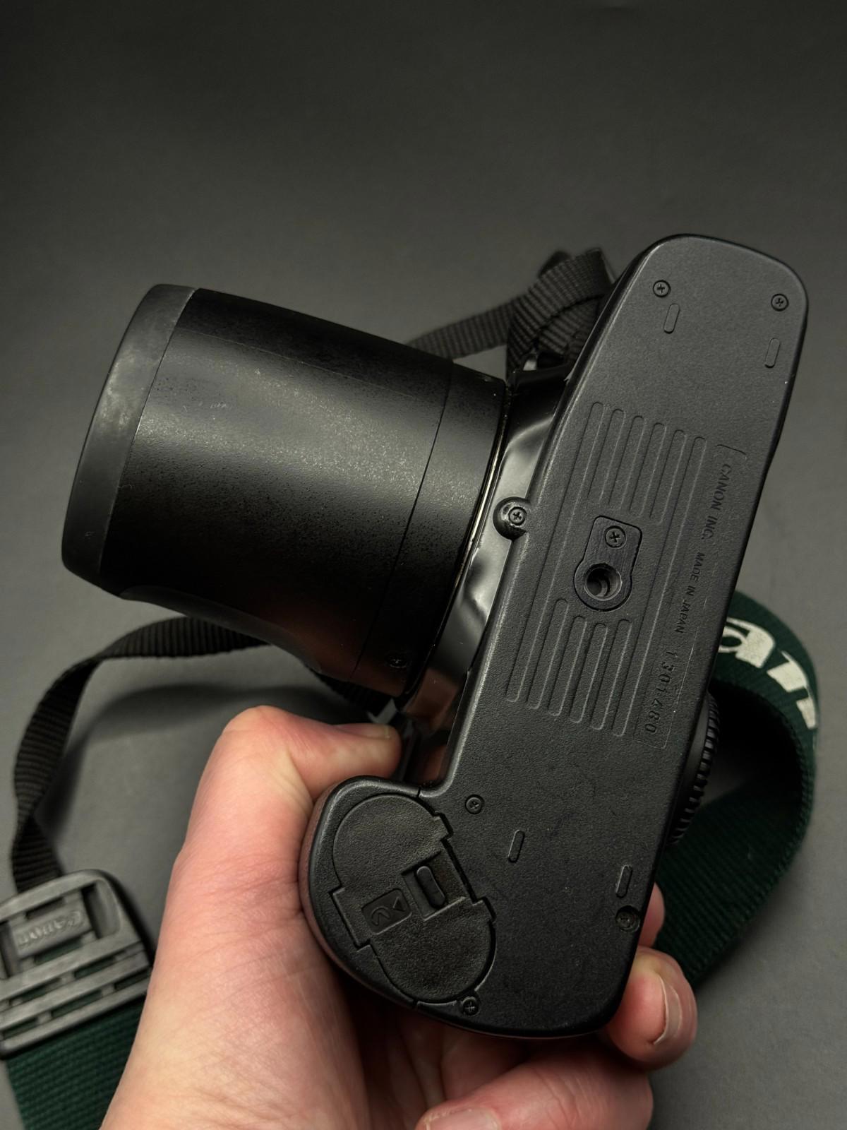 Vintage Canon EOS 100 35mm Film Camera + 35-80mm Power Zoom Lens - Working (O15)