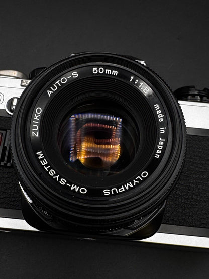 Olympus OM10 SLR 35mm Film Camera + Zuko 50mm F1.8 Lens - Faulty - Read Details