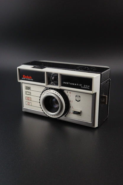 Kodak Instamatic 204 Vintage 1960's 126 Film Camera With Case - Tested & Working