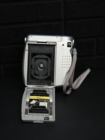 Fujifilm Instax Mini 10 Silver Instant Film Camera + Batteries Tested & Working