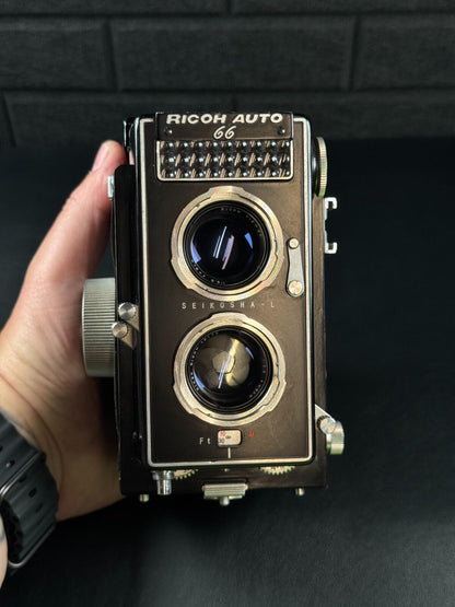 Ricoh Auto 66 TLR 120 Film Camera & Case - Fully Working - Stunning Condition