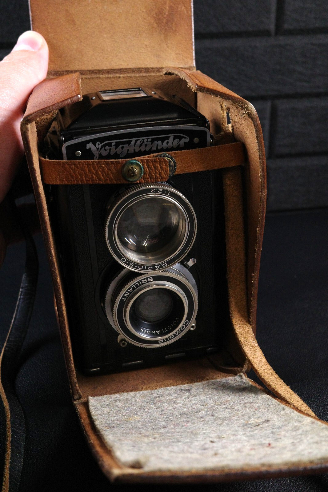 Voigtlander Brilliant Vintage 1930's 120 Film TLR Camera - Tested & Working