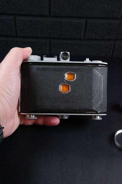 Olympus Six D.Zuiko 75mm f/3.5 6x6 Folding Film Camera Tested & Working