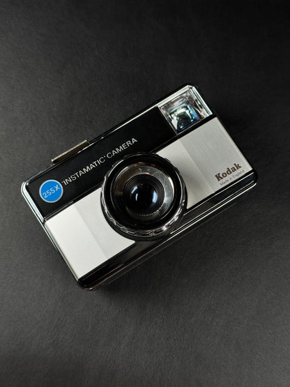 Kodak Instamatic 255X Vintage 1970's 126 Film Camera + Case - Tested & Working