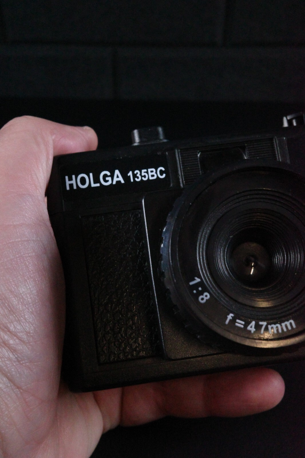 Classic Holga 135BC LOMO 35mm Film Camera - Black - Film Tested & Working