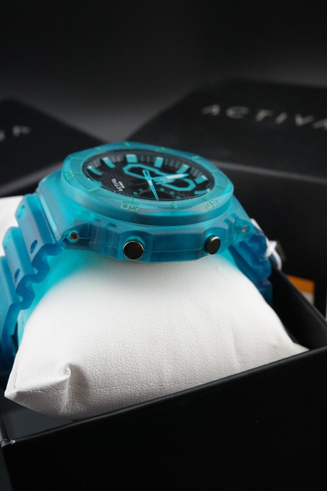 Activa Exon X Invicta ACW8120-004 Men’s Digital Watch 48mm Teal Blue New & Boxed