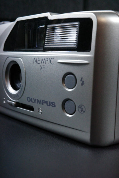 Olympus Newpic XB Vintage 1990's Compact APS Film Camera + Case Tested & Working