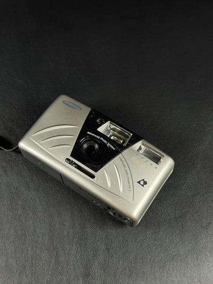 Rare 1990's Samsung Rocas 100 Camera APS Film Camera + Battery Tested & Working