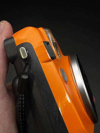 Fujifilm Instax Mini 70 Orange Instant Camera + Batteries & Film (Read Details)